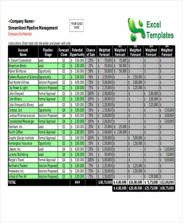 Detail Excel Lead Tracking Template Nomer 37