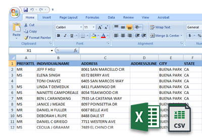 Detail Excel Mailing List Template Nomer 25