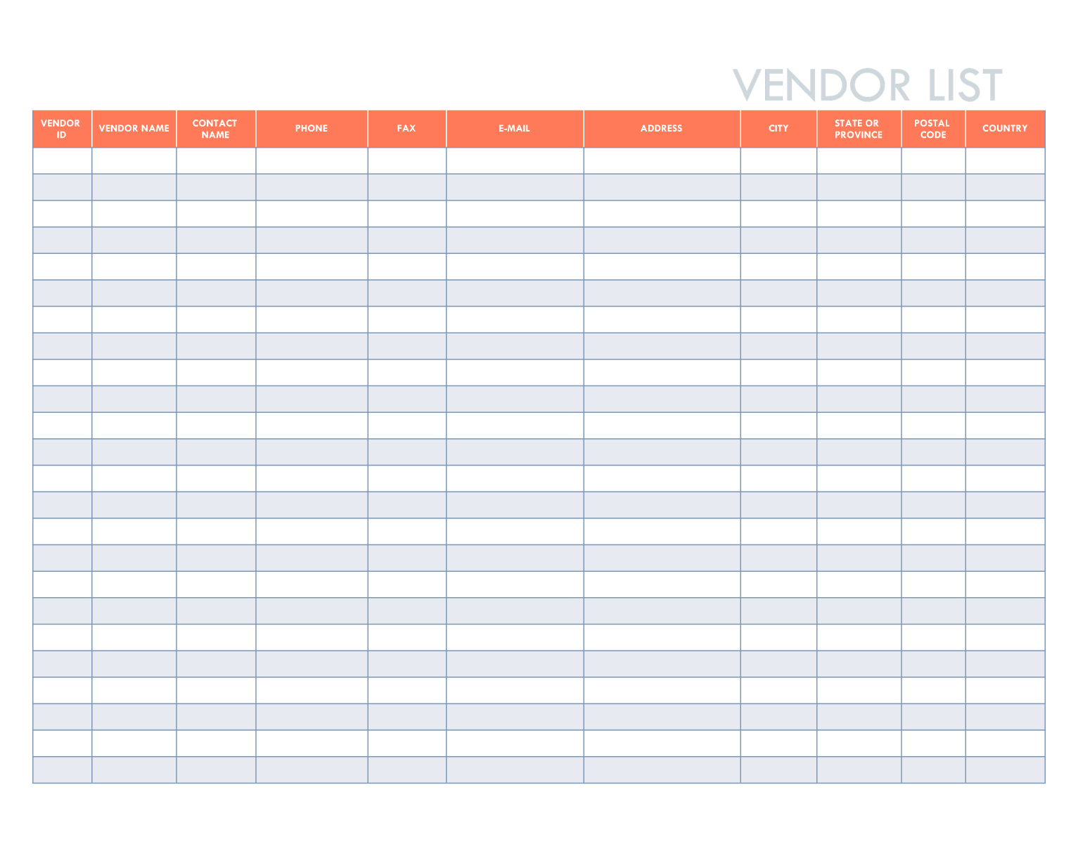 Detail Excel Mailing List Template Nomer 26