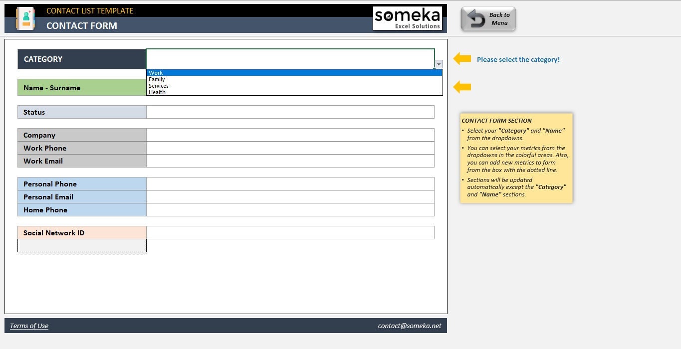 Detail Excel Mailing List Template Nomer 37