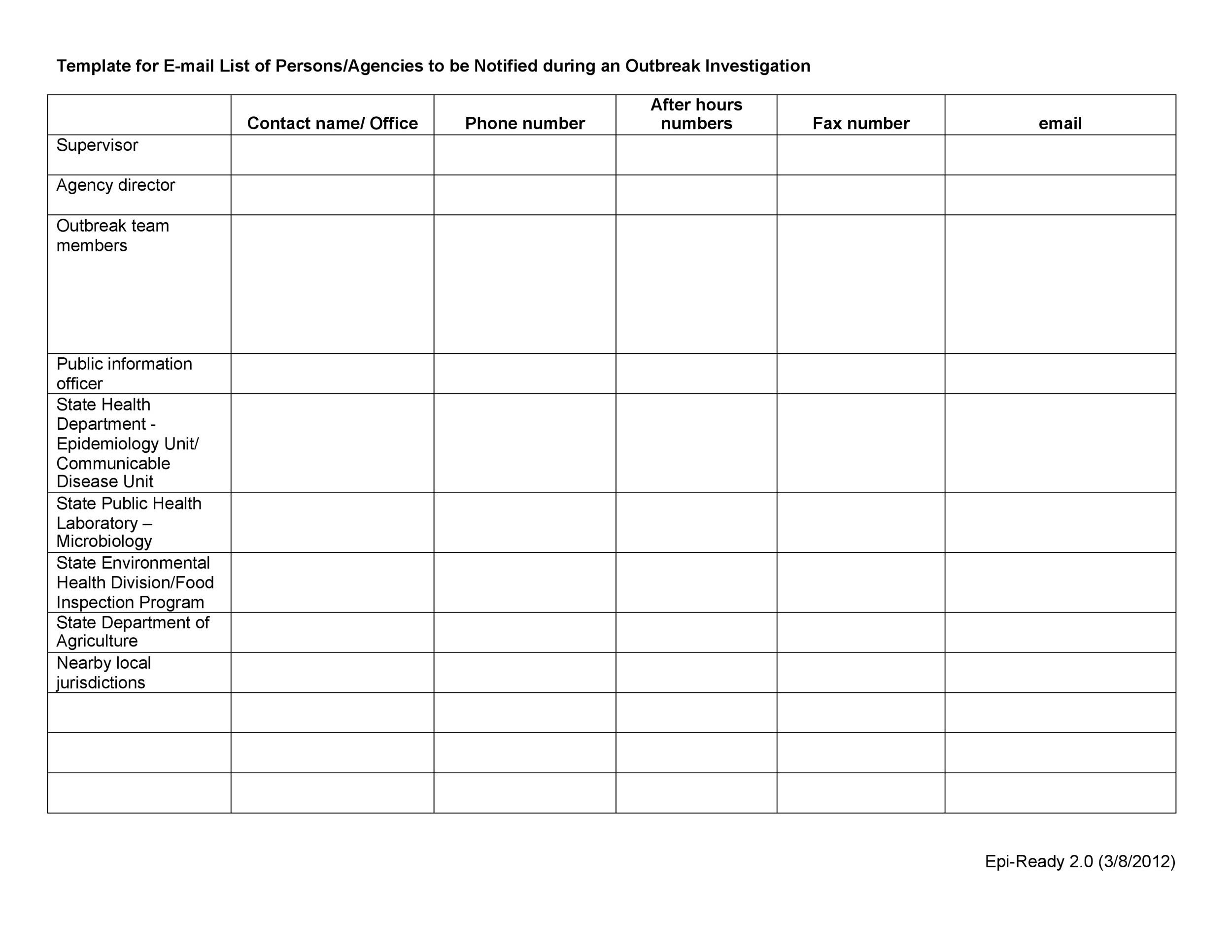 Detail Excel Mailing List Template Nomer 45