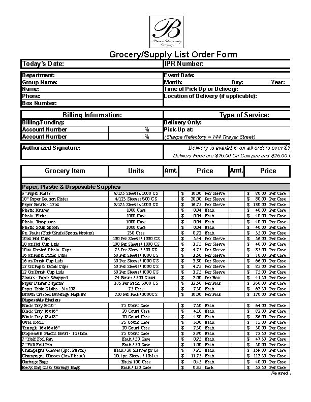 Detail Excel Order Form Template Nomer 23