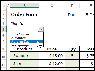 Detail Excel Order Form Template Nomer 25