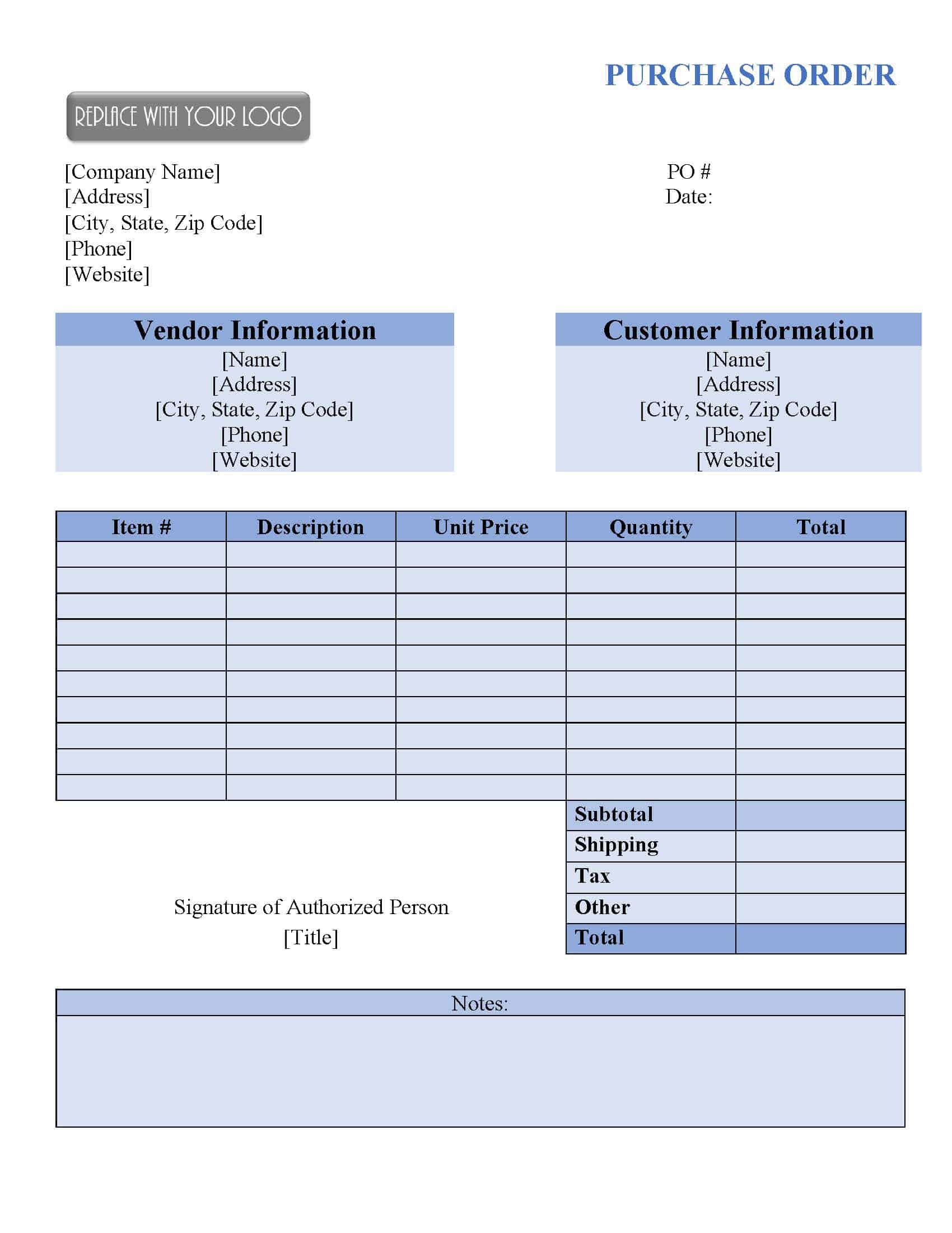 Detail Excel Order Form Template Nomer 34