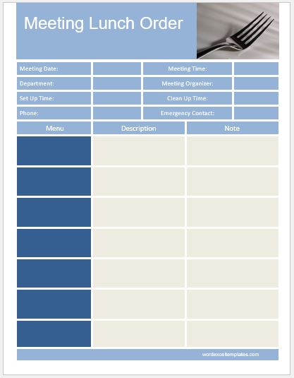 Detail Excel Order Form Template Nomer 44