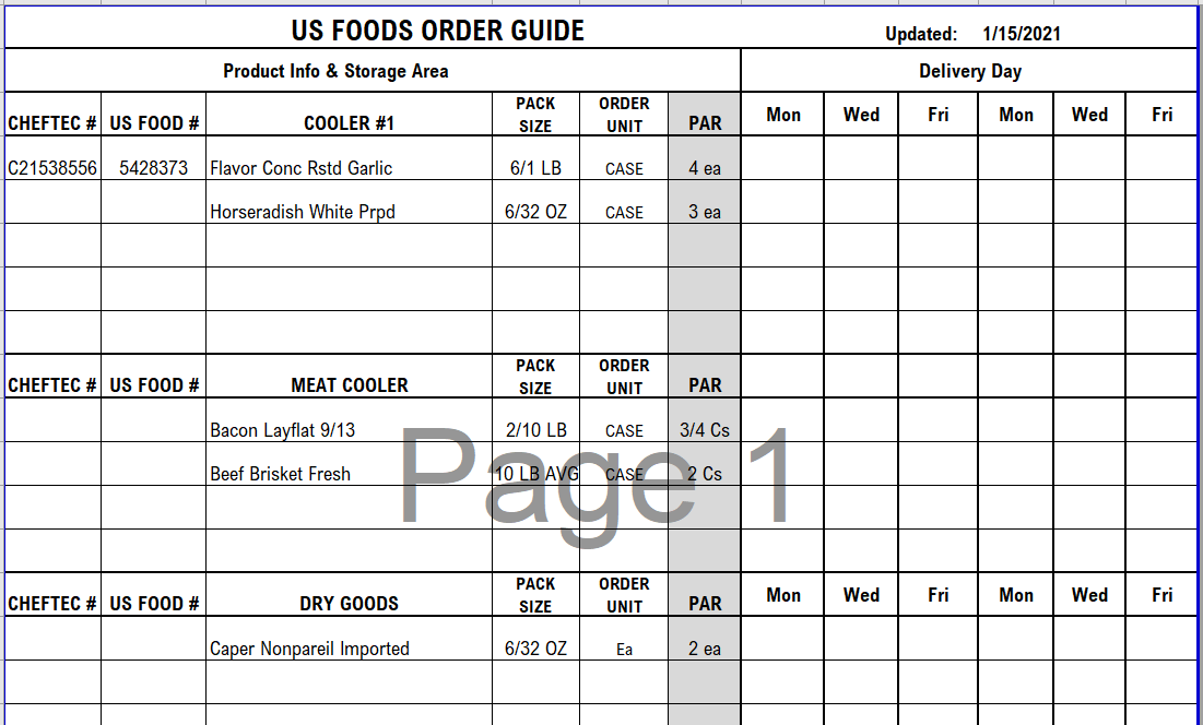 Detail Excel Order Form Template Nomer 45