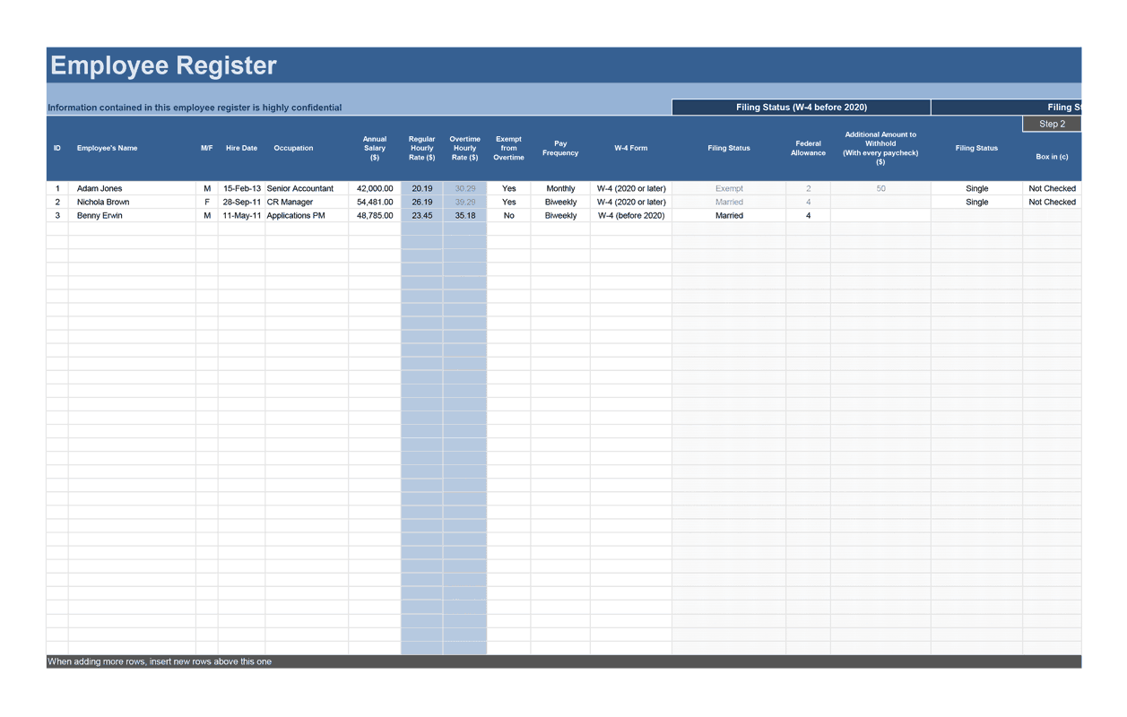 Detail Excel Payroll Template 2019 Nomer 29