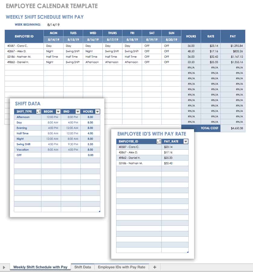 Detail Excel Payroll Template 2019 Nomer 6