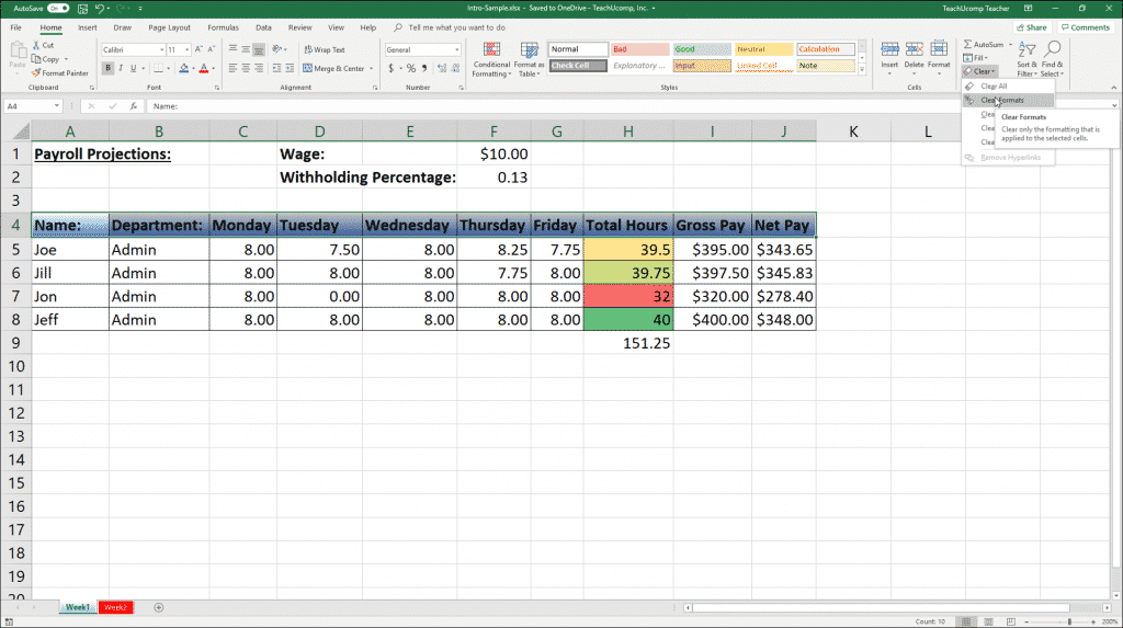 Detail Excel Payroll Template 2019 Nomer 53