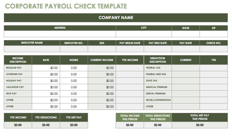 Detail Excel Payroll Template 2019 Nomer 8