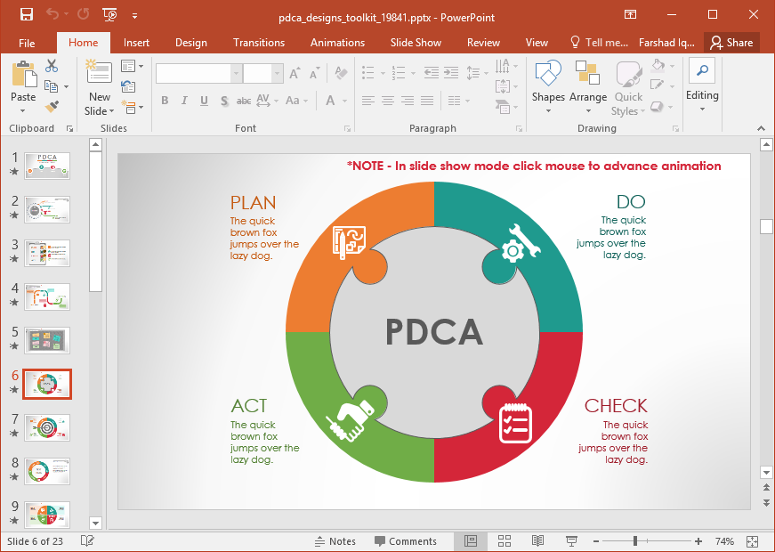 Detail Excel Pdca Template Nomer 12