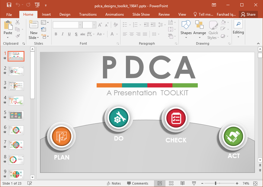 Detail Excel Pdca Template Nomer 27