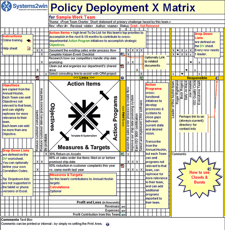 Detail Excel Pdca Template Nomer 46