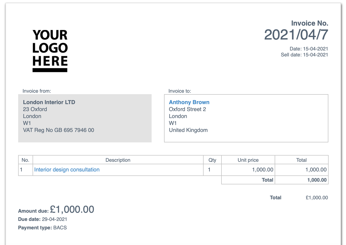Detail Excel Proforma Invoice Template Koleksi Nomer 13