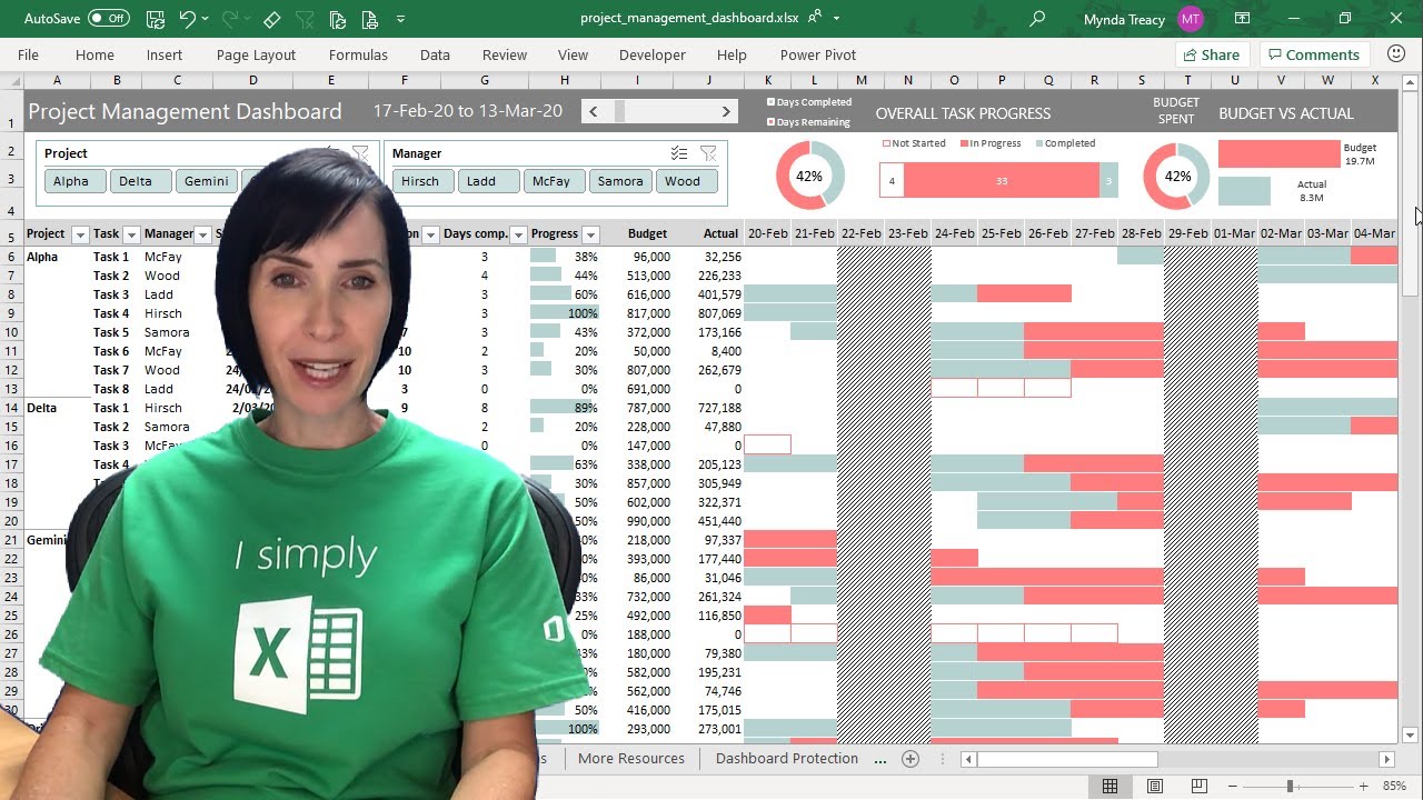 Detail Excel Project Management Template Nomer 23