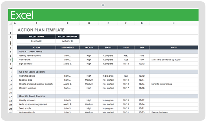 Detail Excel Project Management Template Nomer 36