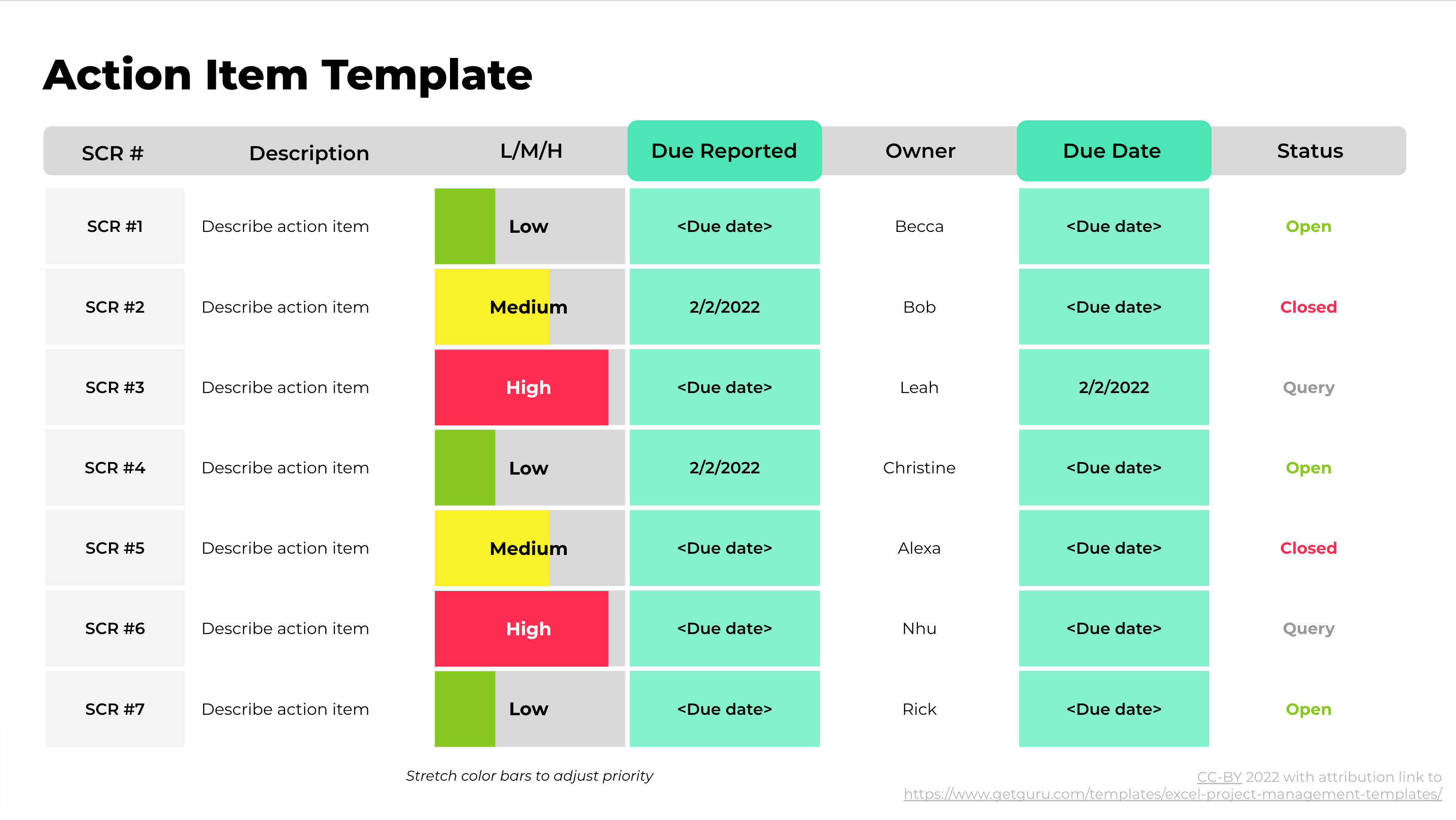 Detail Excel Project Management Template Nomer 47