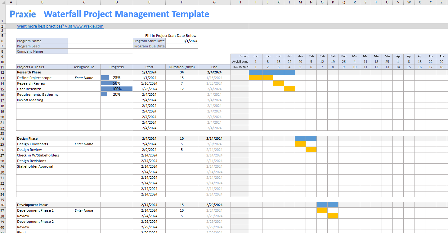 Detail Excel Project Management Template Nomer 54