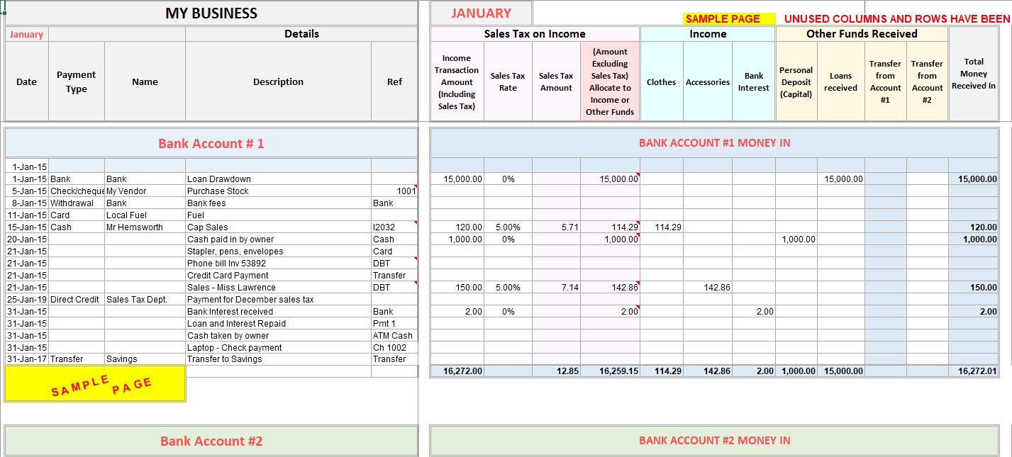 Detail Excel Revenue And Expense Template Nomer 16
