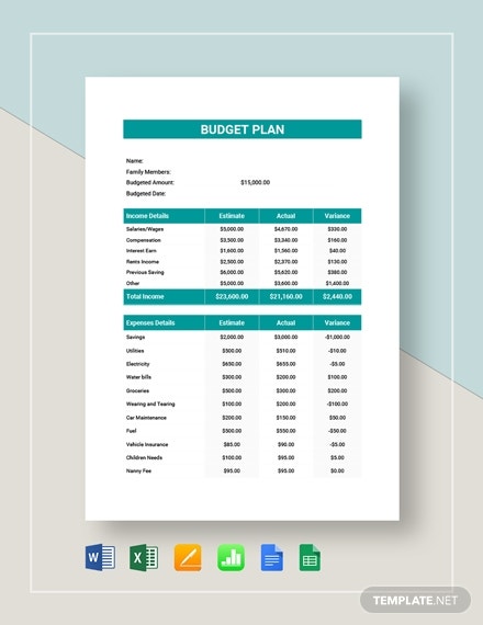 Detail Excel Revenue And Expense Template Nomer 25