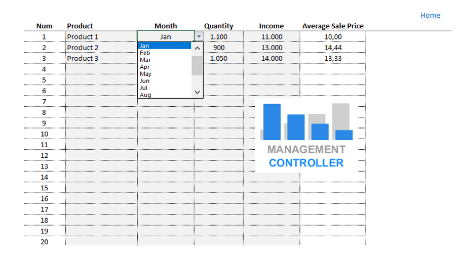 Detail Excel Revenue And Expense Template Nomer 27