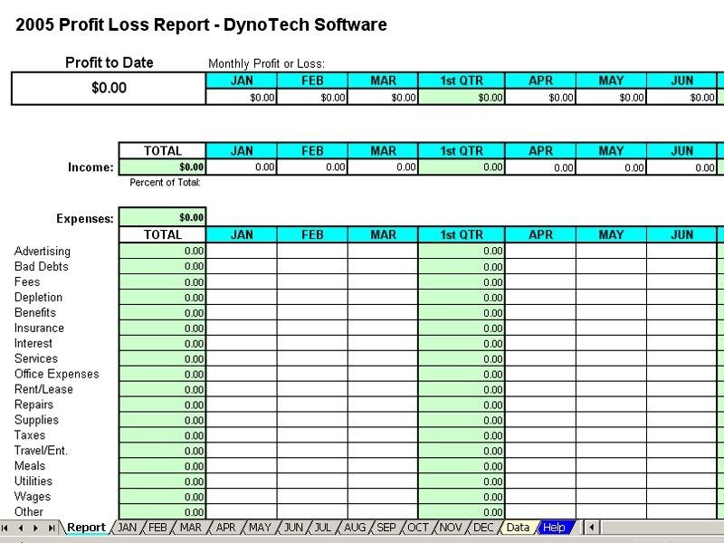 Detail Excel Revenue And Expense Template Nomer 32