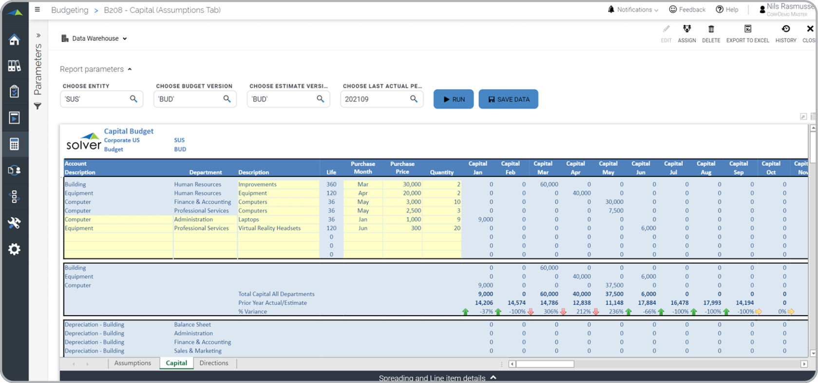 Detail Excel Revenue And Expense Template Nomer 43