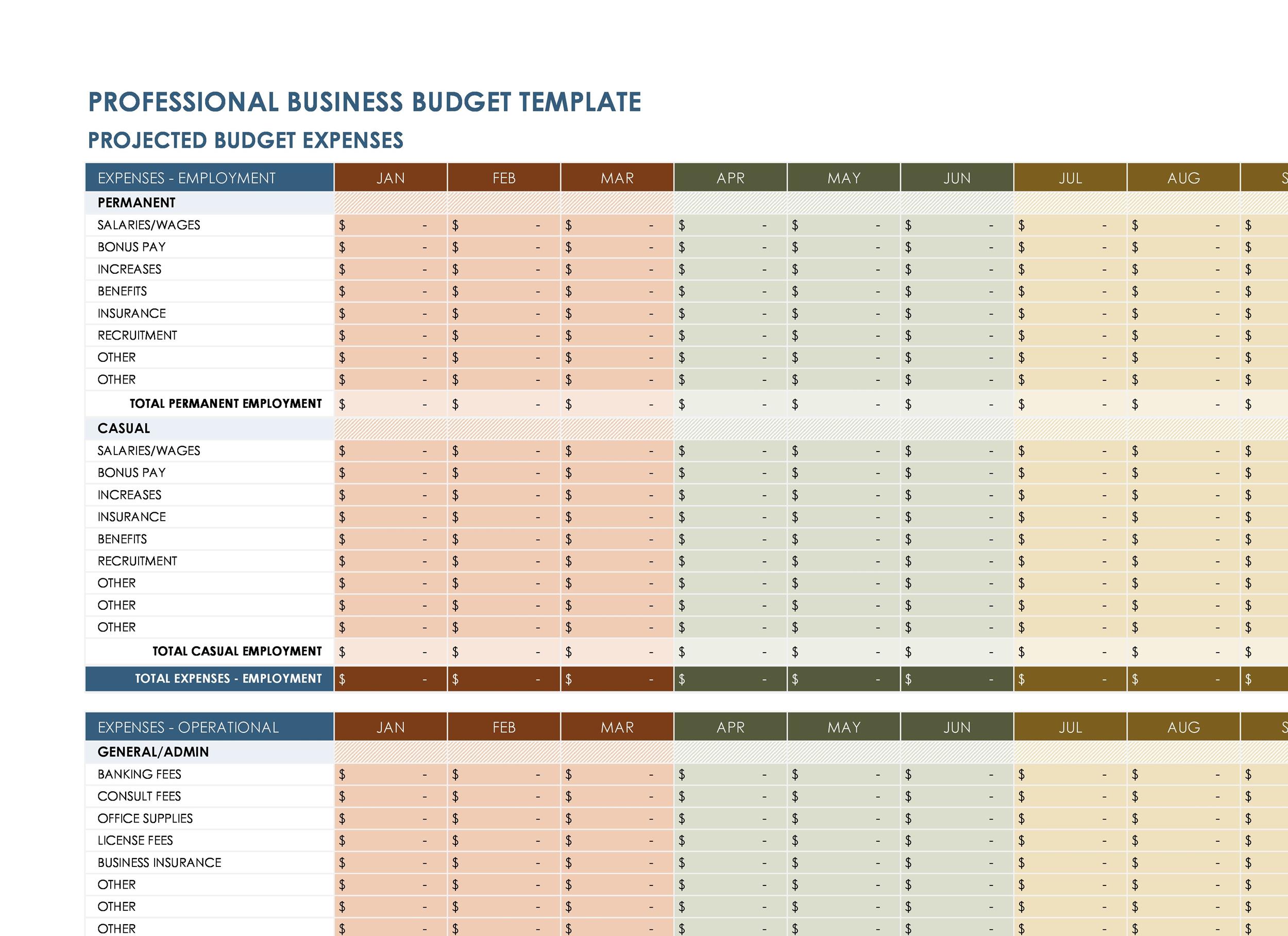 Detail Excel Revenue And Expense Template Nomer 49