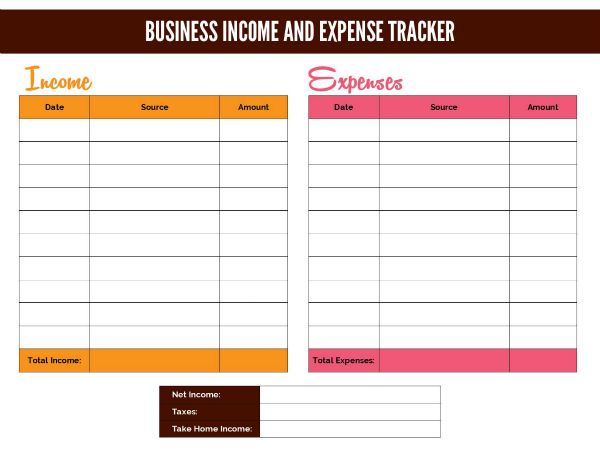 Detail Excel Revenue And Expense Template Nomer 50