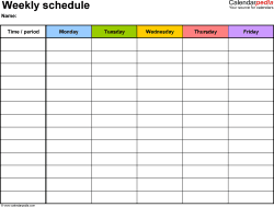 Detail Excel Schedule Template Nomer 11