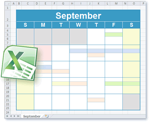 Detail Excel Schedule Template Nomer 8