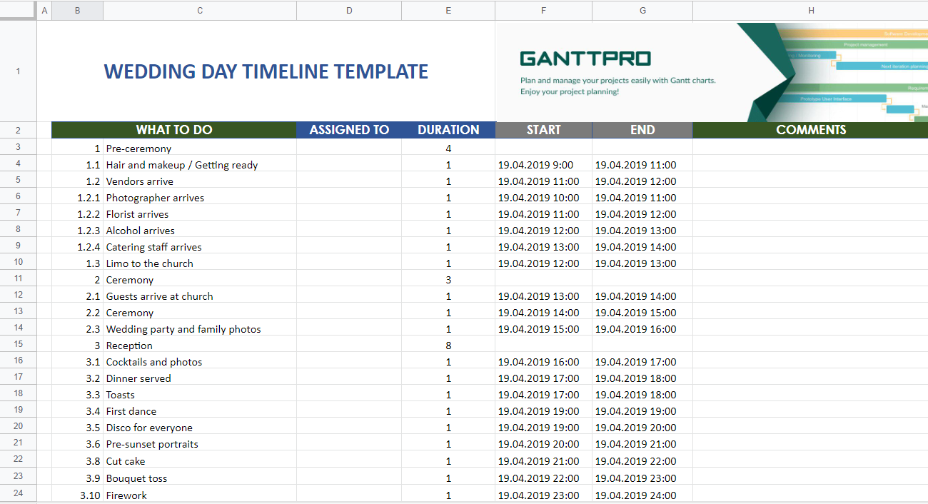 Detail Excel Spreadsheet Timeline Template Nomer 33