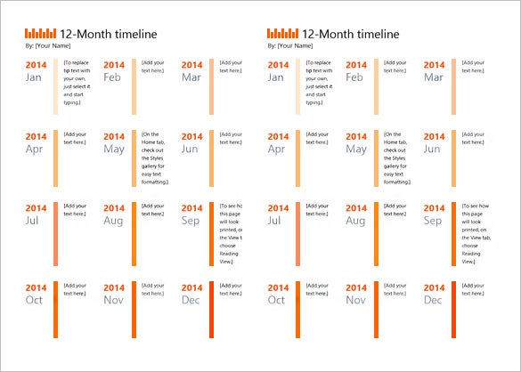 Detail Excel Spreadsheet Timeline Template Nomer 40