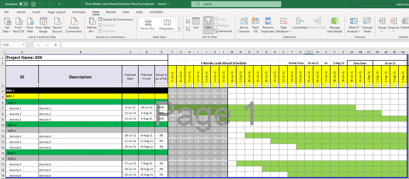 Detail Excel Spreadsheet Timeline Template Nomer 45