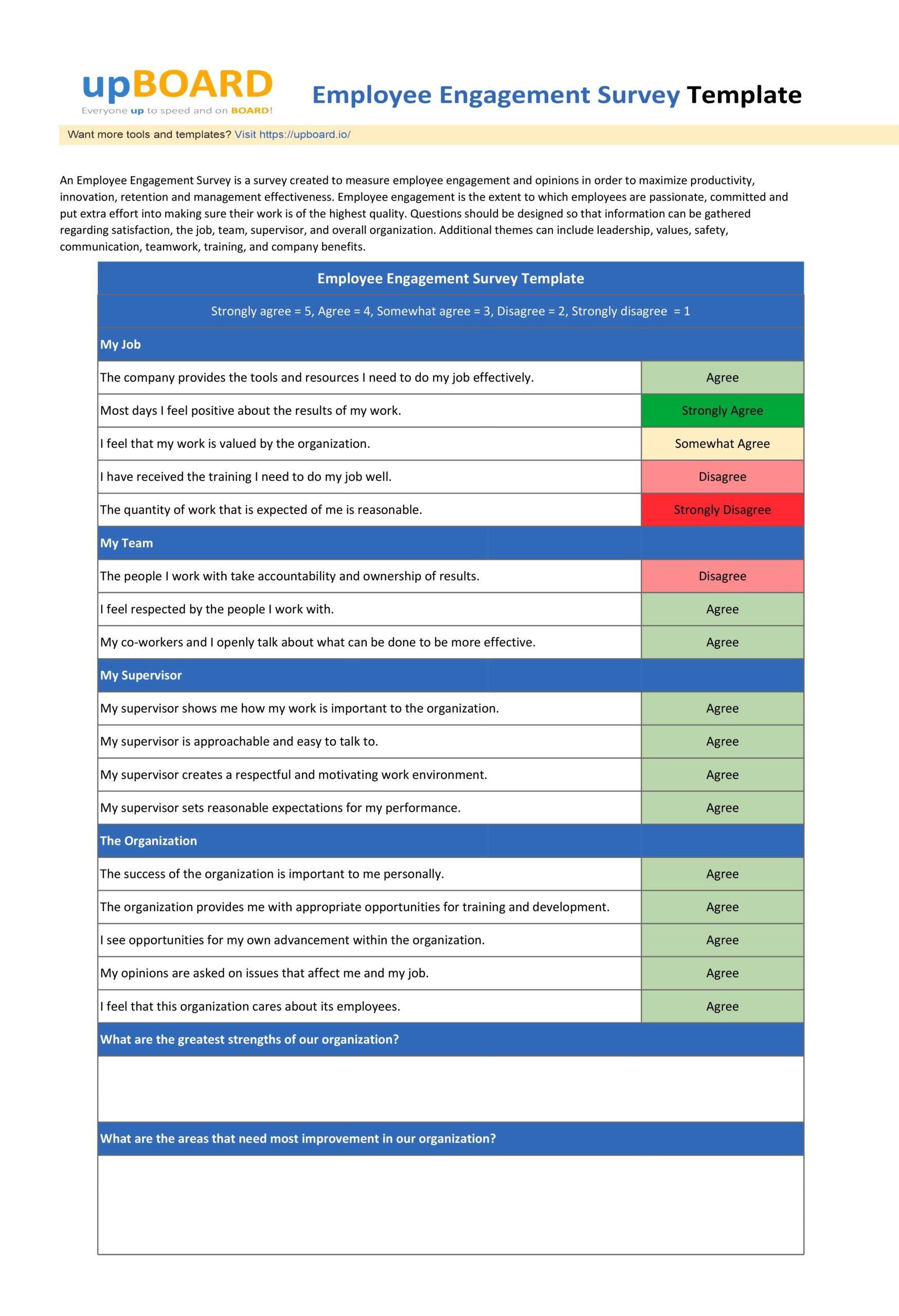 Excel Survey Form Template - KibrisPDR