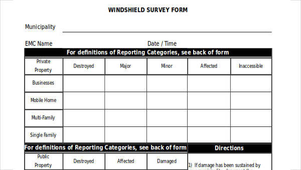 Detail Excel Survey Form Template Nomer 3