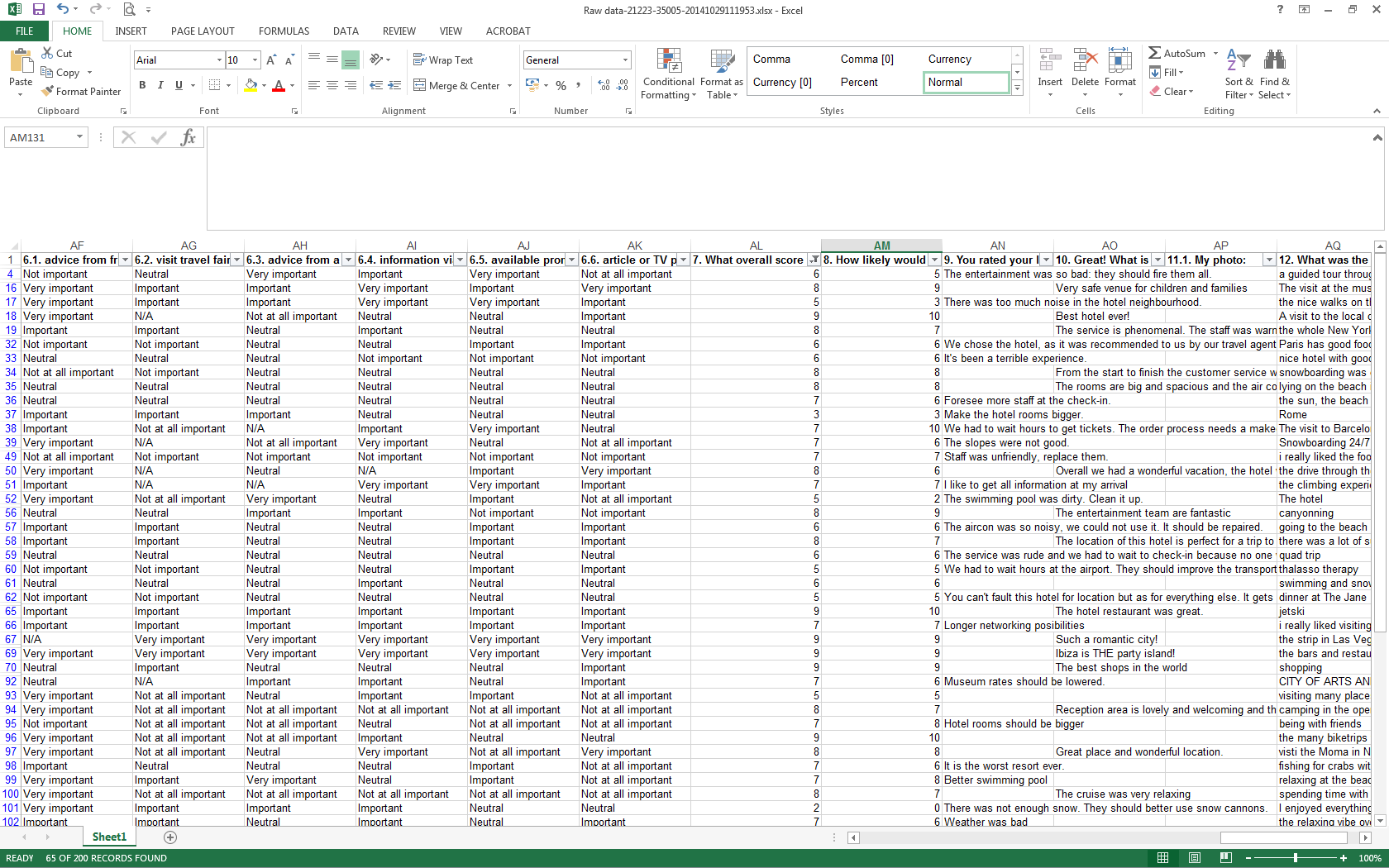 Detail Excel Survey Form Template Nomer 21