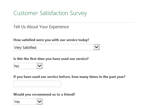 Detail Excel Survey Form Template Nomer 28