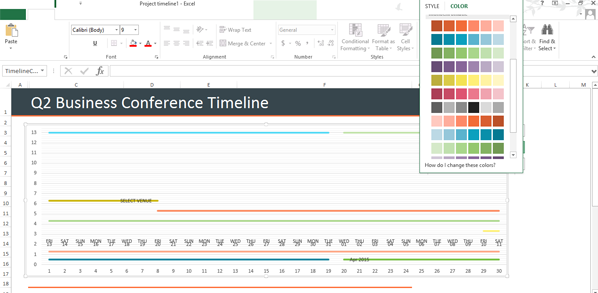 Detail Excel Timeline Template Nomer 53