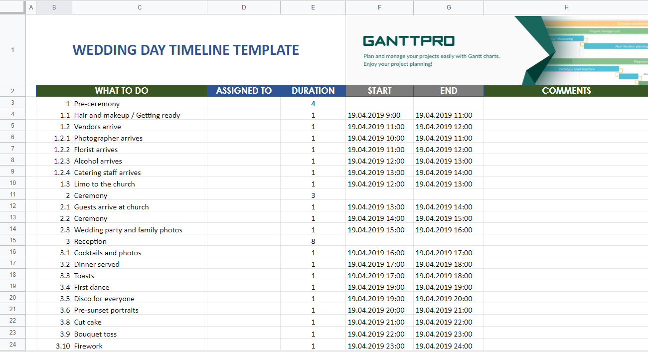 Detail Excel Timeline Template Free Download Nomer 40