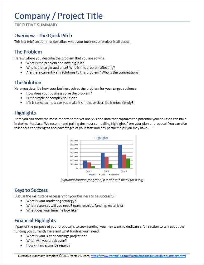 Executive Briefing Template - KibrisPDR