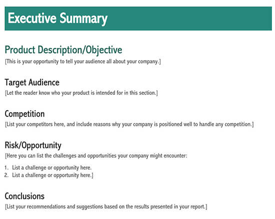 Detail Executive Briefing Template Nomer 20