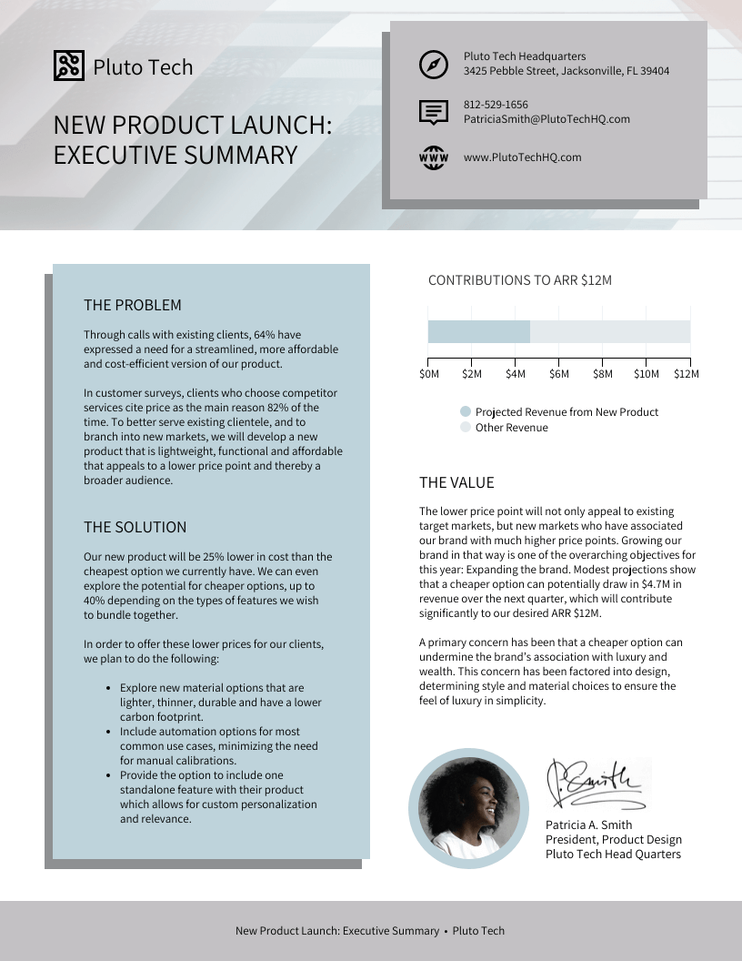Detail Executive Briefing Template Nomer 32