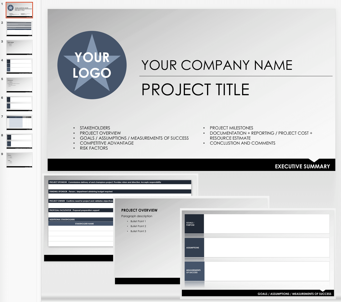 Detail Executive Briefing Template Nomer 38