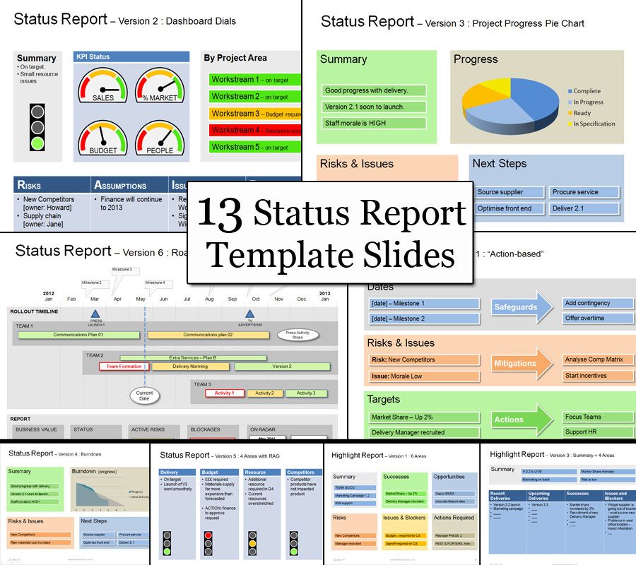 Detail Executive Status Report Template Nomer 25