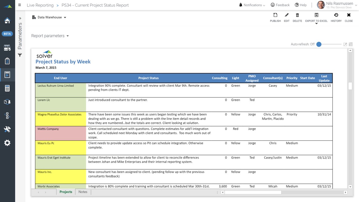 Detail Executive Status Report Template Nomer 29