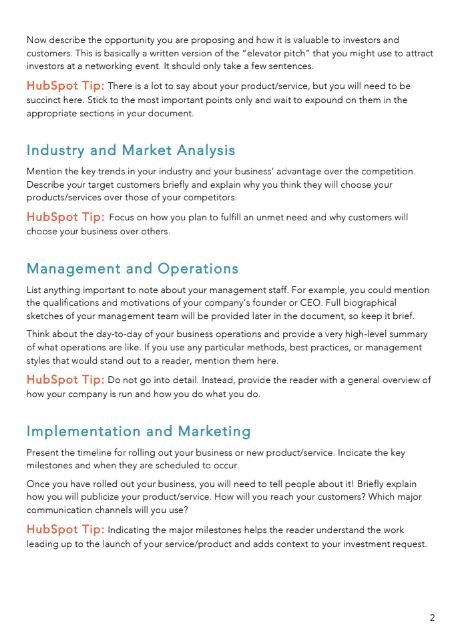 Detail Executive Summary Template Nomer 33
