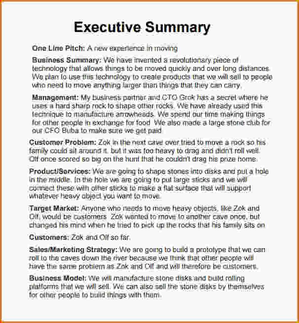 Detail Executive Summary Template Nomer 37