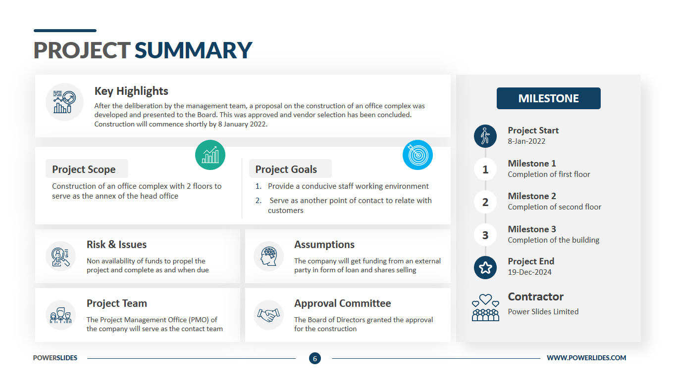 Detail Executive Summary Template Ppt Free Download Nomer 18