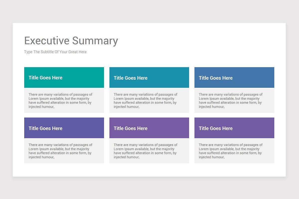 Detail Executive Summary Template Ppt Free Download Nomer 28